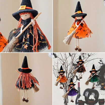 Handmade Pumpkin and Broom Witch Dolls –  Pre-Season Special Offer