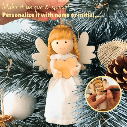 Handcrafted Personalized Christmas Guardian Angels – Meaningful Holiday Gift of Love & Protection