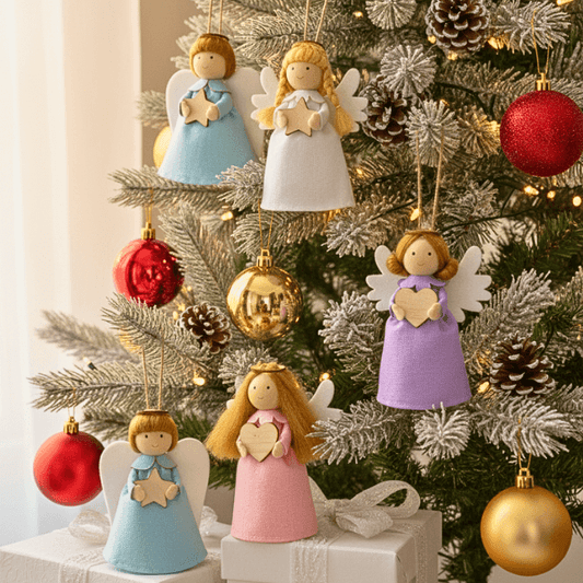 Handcrafted Personalized Christmas Guardian Angels – Meaningful Holiday Gift of Love & Protection