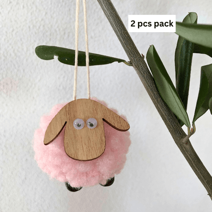 2025 Handmade Easter Flower Eggs, Bunnies, Birds & Lambs (2pcs pack)
