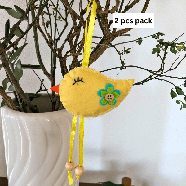 2025 Handmade Easter Flower Eggs, Bunnies, Birds & Lambs (2pcs pack)