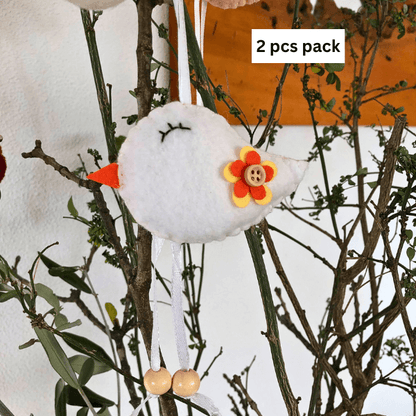 2025 Handmade Easter Flower Eggs, Bunnies, Birds & Lambs (2pcs pack)