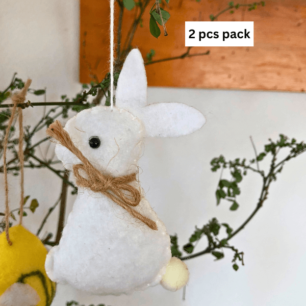 2025 Handmade Easter Flower Eggs, Bunnies, Birds & Lambs (2pcs pack)