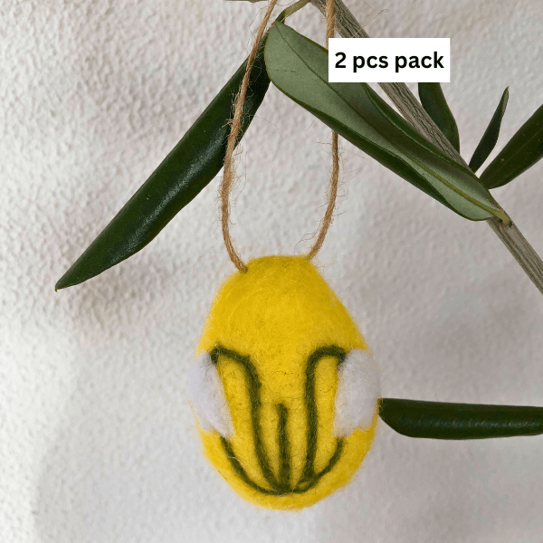 2025 Handmade Easter Flower Eggs, Bunnies, Birds & Lambs (2pcs pack)