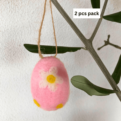 2025 Handmade Easter Flower Eggs, Bunnies, Birds & Lambs (2pcs pack)