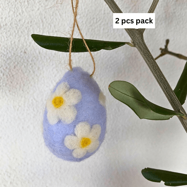 2025 Handmade Easter Flower Eggs, Bunnies, Birds & Lambs (2pcs pack)