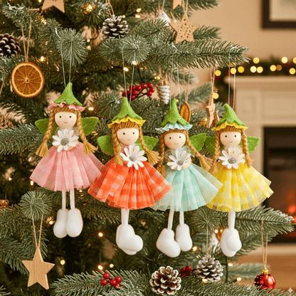 Handmade Fluffy Boot Fairy Angels –  to Bring Magic, Hugs, and Holiday Smiles