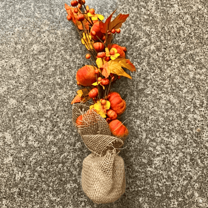 Autumn Harvest Red Berry Pumpkin Tree