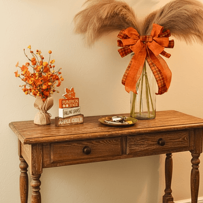 Autumn Harvest Red Berry Pumpkin Tree