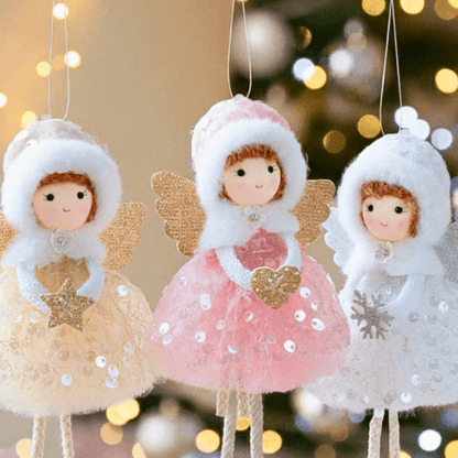 Handcrafted Fluffy Snow Angels - Limited Edition