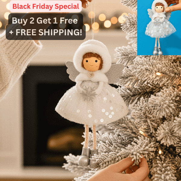 Handcrafted Fluffy Snow Angels - Limited Edition