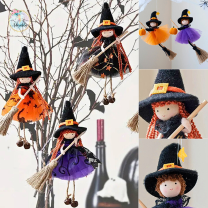 Handmade Pumpkin and Broom Witch Dolls –  Pre-Season Special Offer