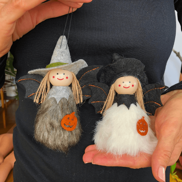 Smiling halloween witch dolls – for fun & spooky vibes