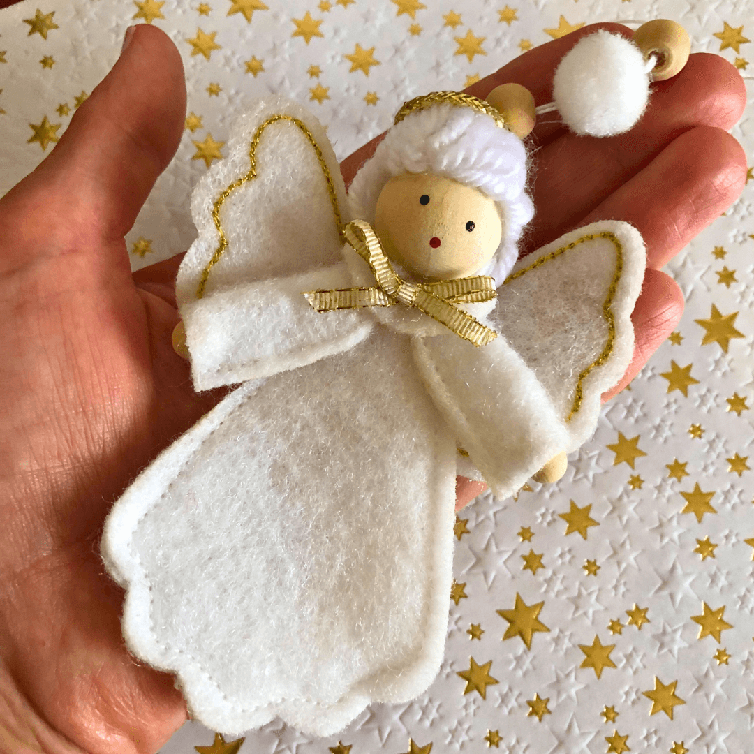 Little white angel – for protection, peace, & love