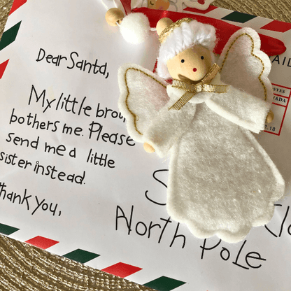 Little white angel – for protection, peace, & love