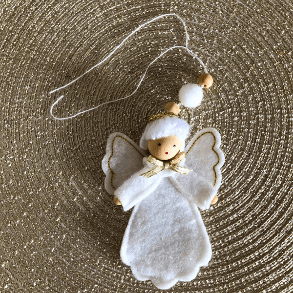 Little white angel – for protection, peace, & love