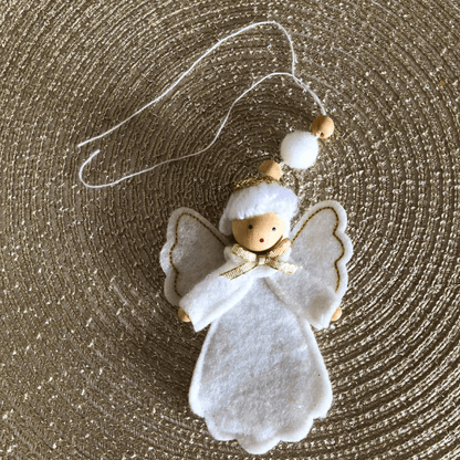 Little white angel – for protection, peace, & love