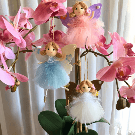 Sweet butterfly & flower dolls – for grace & charm