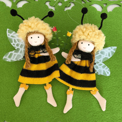 Handmade Hanging Bee Ornaments