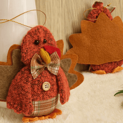 Harvest Blessings Turkey Ornaments – For Fall & Thanksgiving Joy