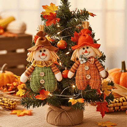 Autumn Harvest Scarecrow – Handmade Blessings Ornament