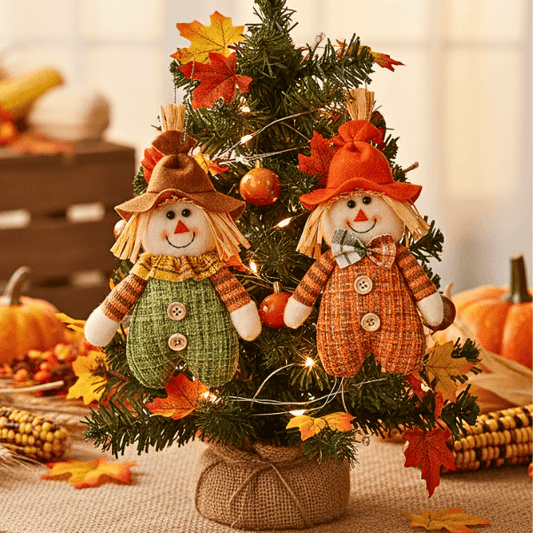 Autumn Harvest Scarecrow – Handmade Blessings Ornament