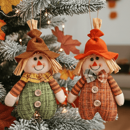 Autumn Harvest Scarecrow – Handmade Blessings Ornament