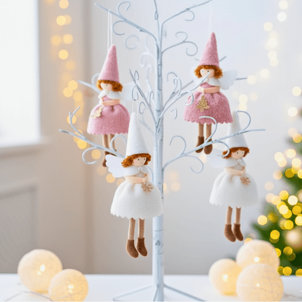 Lovespun Felt Serenity Angels (Pink or White)