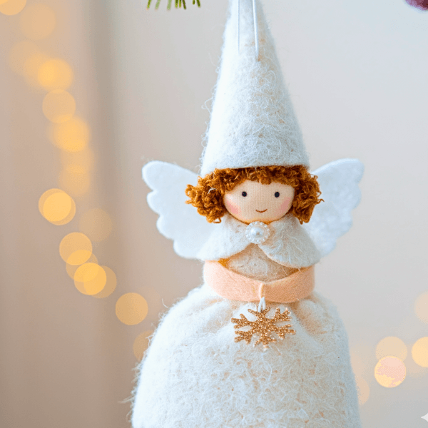 Lovespun Felt Serenity Angels (Pink or White)