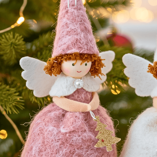 Lovespun Felt Serenity Angels (Pink or White)