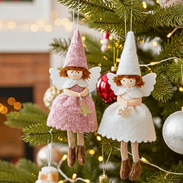 Lovespun Felt Serenity Angels (Pink or White)