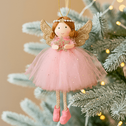 Handcrafted Smiling Pearl Angels for Hope & Blessings