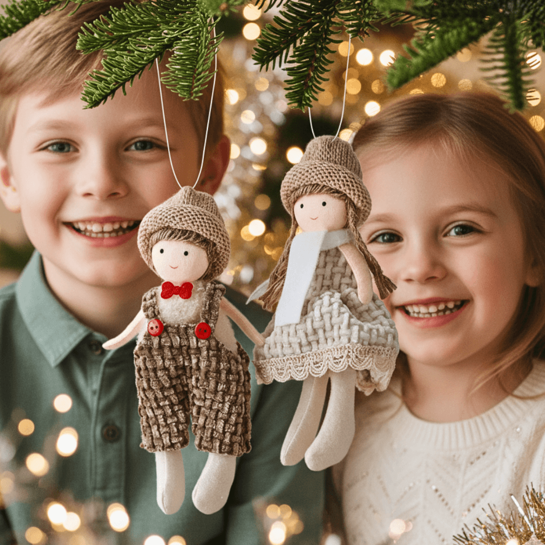 Handcrafted Brother & Sister Ornament – For Lifelong Bond