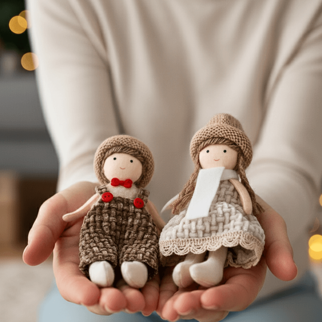 Handcrafted Brother & Sister Ornament – For Lifelong Bond