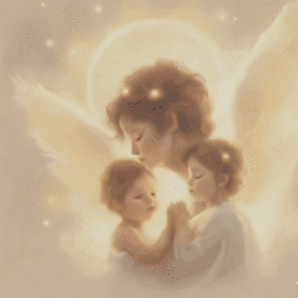 Never Alone, Always Protected - Ceramic Guardian Angel Ornament