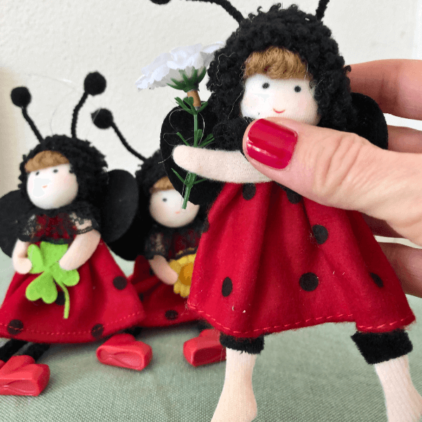 “Lucky Little Ladybug” Hanging Home Accent