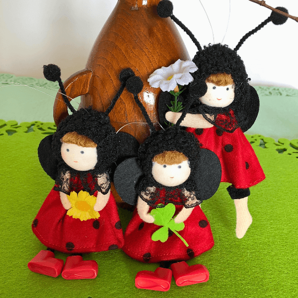 “Lucky Little Ladybug” Hanging Home Accent