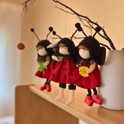 “Lucky Little Ladybug” Hanging Home Accent