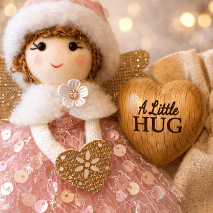 A Little Hug Angel Gift Set – Pink Heart