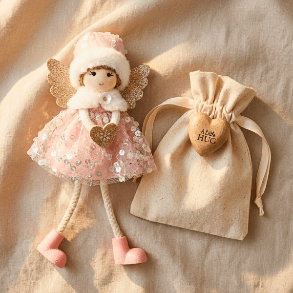 A Little Hug Angel Gift Set – Pink Heart