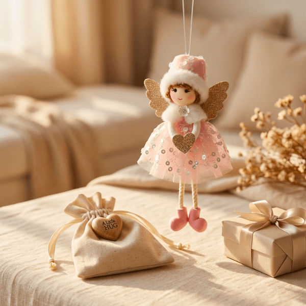 A Little Hug Angel Gift Set – Pink Heart