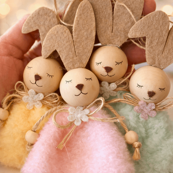 Sweet Dreams Hanging Bunny Dolls
