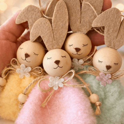 Sweet Dreams Hanging Bunny Dolls