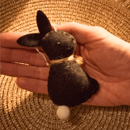 Cozy Hanging Bunny Charm