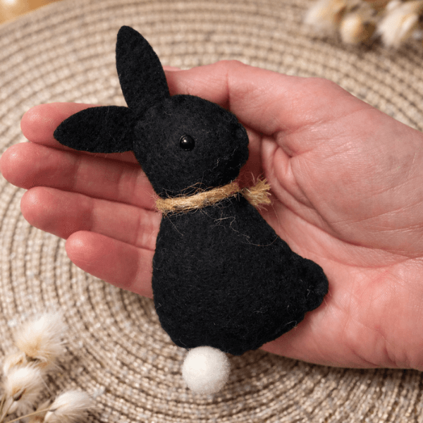 Cozy Hanging Bunny Charm