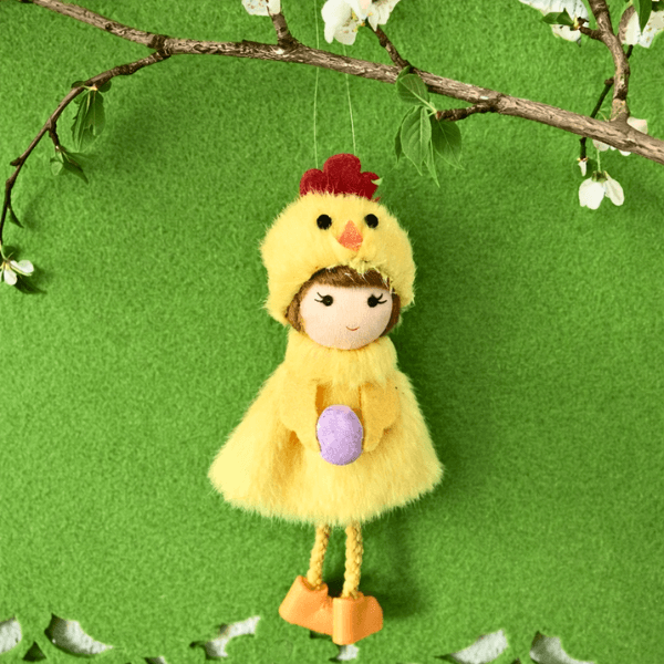 Sweet Chick Keepsake Hanging Doll