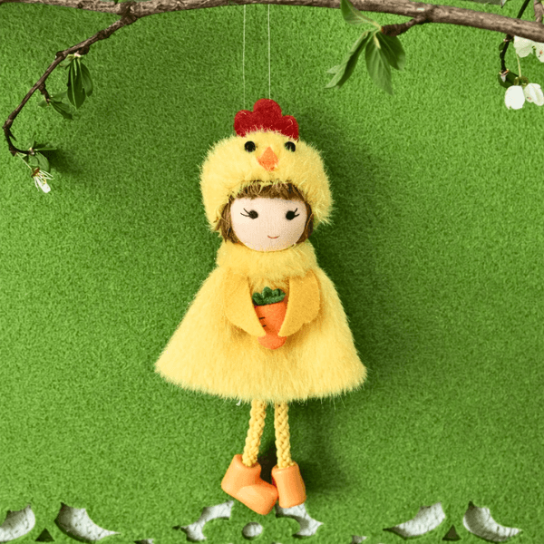 Sweet Chick Keepsake Hanging Doll