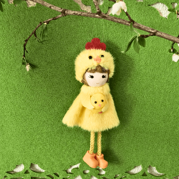 Sweet Chick Keepsake Hanging Doll