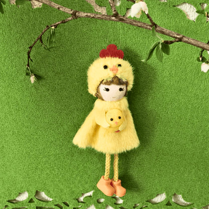 Sweet Chick Keepsake Hanging Doll