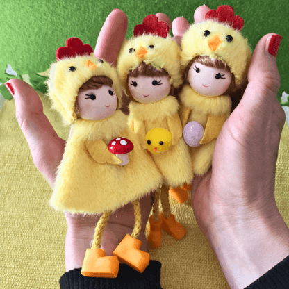 Sweet Chick Keepsake Hanging Doll